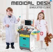 Medical Desk Simulated Clinic Pretend Play Toy Set