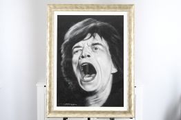Original Painting of Mick Jagger