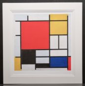 Piet Mondrian Rare Limited Edition. One of 85 from the Composition Series