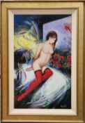 Original oil on Canvas by Ezio Farinelli