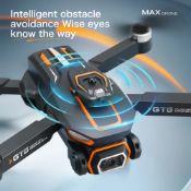GT5 Brushless 8K Mini Drone Professional HD Dual Camera Obstacle Avoidance No GPS Optical Flow Po...
