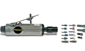 Brand New Stanley Pneumatic Die Grinder Kit