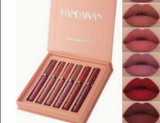 6PCS Waterproof Matte Lipstick Set For All Skin Types, Long-Lasting Vibrant Colours, Velvet Finis...