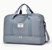 Ultra-Lightweight Large Capacity Argyle Travel Duffle Bag - Spacious & Highly Portable For Overni...