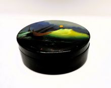 Vintage Russian Hand Painted Lacquer Box