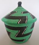 A Handmade East African Kanzi Basket