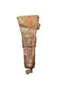 Antiquities: Medieval Copper Dagger Chape (£7 UK - £15 Int Post)