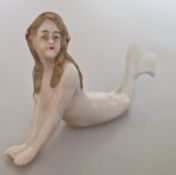 Art Deco Porcelain Mermaid