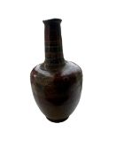 18th Century Spanish Pottery Vase (£8 UK, £25 International Post)