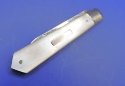 Victorian Silver and Mother of Pearl Fruit Knife 1901
