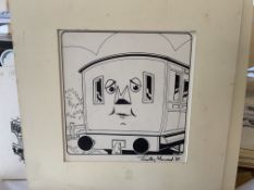 Thomas The Tank Engine & Friends Original Artwork, Signed By Timothy Marwood Truck