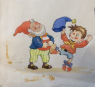 Noddy Policeman etc ORIGINAL Artwork for Noddy book , x Sotheby's