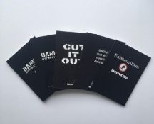 BANKSY (b.1974-) 3 Self Published Books 1st Edition 2001- 04 & Banksy Myths & Legends Pt1 & Pt 2