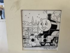 Thomas The Tank Engine & Friends Original Artwork, Signed By Timothy Marwood