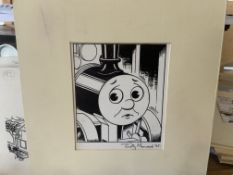 Thomas The Tank Engine & Friends Original Artwork, Signed By Timothy Marwood Truck