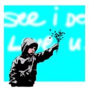 Chris Boyle (b 1972) ''See I do Love you'' Urban Street Art print Signed, A/P 6/10 COA, 2024