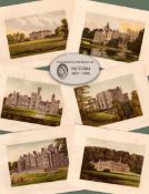 Ireland Job Lot 150 Years-Old Gilt-Edge Coloured Victorian Antique Book Plates-1.