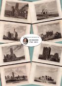 Sligo Ireland Job-Lot Grose 225 Years-Old 1792-1797 Antique Copper Block Engravings-2
