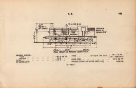 Southern Railway “M7-Class” Locomotive Detailed Diagram 85-Year-Old.