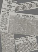 Ireland Bloody Sunday Michael Collins & The Croke Park Massacre Rare Newspaper.