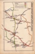 Hemsworth Mexboro South Kirby Yorkshire Antique Railway Diagram-44.