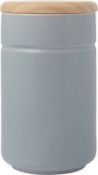 3 x Maxwell and Williams 900ml Tint Canister In Cloud (Ideal Tea and Coffee Etc) Priced At £14.95e..