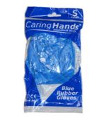 108 x Caring Hands Household Latex Glove Blue Large