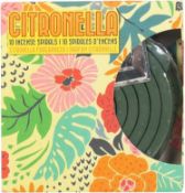 10 x 10 Citronella Incense Coil Wheels RRP £8.99 ea
