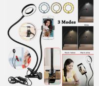 BlitzWolf BW-SL6 Clip Selfie Ring Light With Flexible Mobile Phone Holder