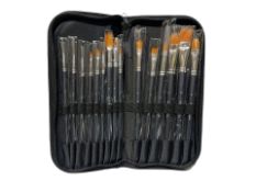5 x Mozart 15 Piece Artists Paint Brush Set