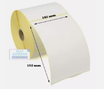 5 x Rolls of 102 x 152mm Thermal Roll Labels - 1000 ea Roll