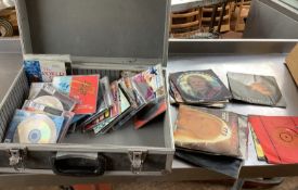 Mixture of Vintage Vinyl Records & CDs