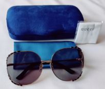 Gucci GG0595 001 Women Sunglasses- Big