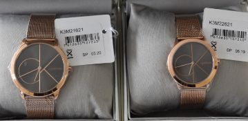 Calvin Klein His/her K3M21621/K3M22621 Watches