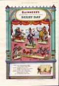 Original 73-Year-Old 1951 Guinness Print Derby Day– GE 1652 #-18.