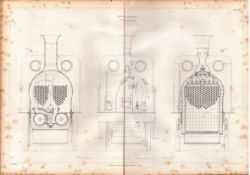Goods Engine G.S.W.R Railway Inchicore Dublin Ireland Antique Diagram-14.