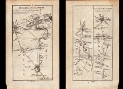 Ireland Rare 177 Antique 245 Yr-Old Map Slane Drogheda Dunleek Ardee Naul
