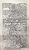 Antique 139 Years-Old Scarce Map Lambeth London 1885 Boundary Changes.