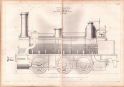 Goods Diagram Hyde Park locomotive Works Glasgow Antique Scarce-45.