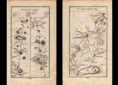 Ireland Rare 177 Antique 245 Yr-Old Map Cavan Smarmore Ardee Collon Louth
