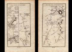 Ireland Rare 177 Antique 245 Yr-Old Map Sligo Castlebar Tobercorry Co Mayo