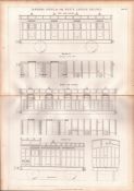 Carriage Stock of The North London Railway Antique Scarce Diagram-22.