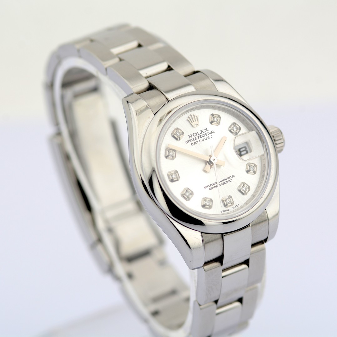 Rolex / Oyster Perpetual Diamond - Lady's Steel Wristwatch - Image 4 of 8
