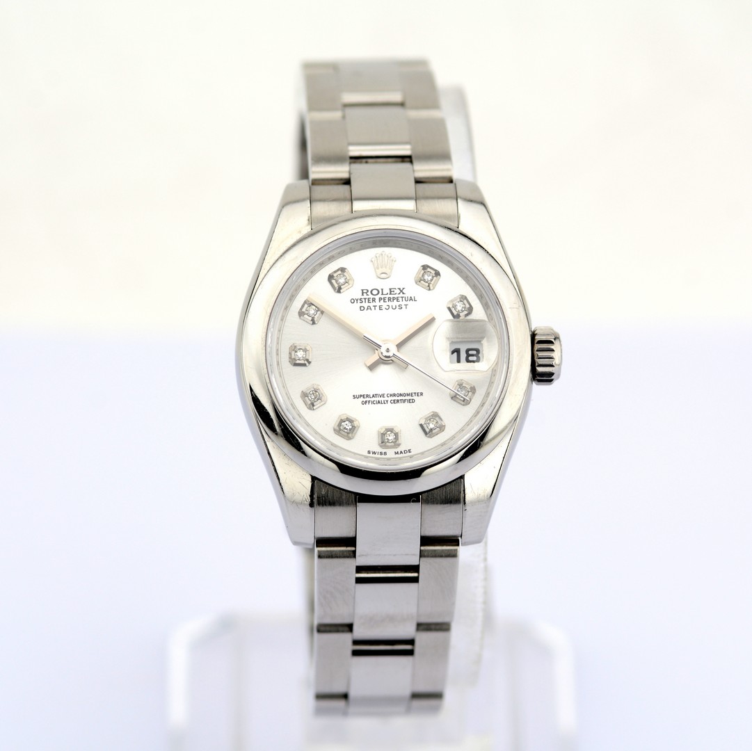 Rolex / Oyster Perpetual Diamond - Lady's Steel Wristwatch - Image 7 of 8