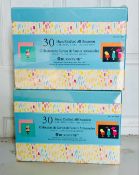 2 x Burgoyne 30 Handmade Embellished All Occasion Greeting Card