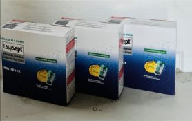 3 x Bausch & Lomb EasySept Peroxide Solution 3 x 360ml New Sealed Boxes