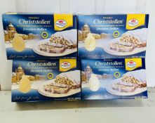 4 x Lambertz Dresden Stollen 1kg (OOD) BBE 7/24