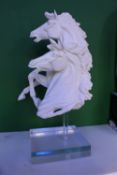 Royal Doulton Porcelain Blanc De Chine Horse Sculpture