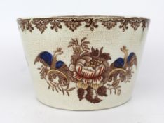 Vintage Staffordshire Pot with Craquelure