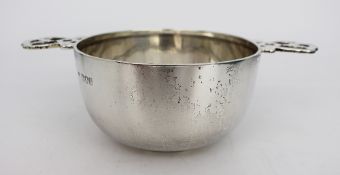 Fine Solid Silver Porringer By Charles Edwards London 1896